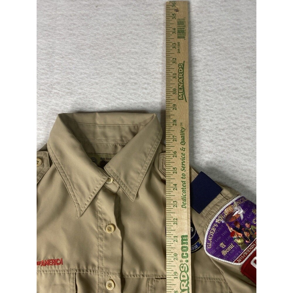 Boy Scouts of America Cub Scout Uniform Ladies Shirt Size Medium Polyester USA - Picture 5 of 13